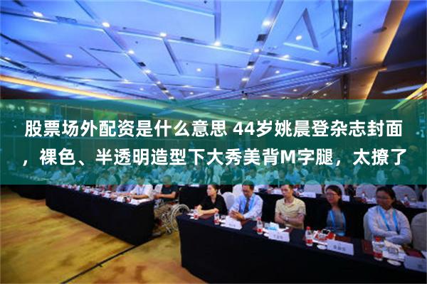 股票场外配资是什么意思 44岁姚晨登杂志封面，裸色、半透明造型下大秀美背M字腿，太撩了