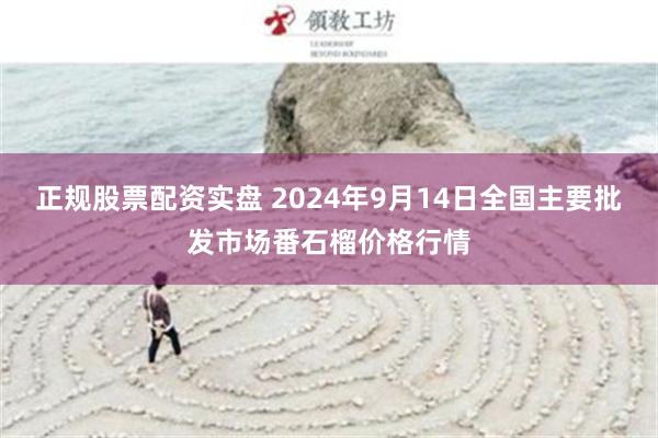 正规股票配资实盘 2024年9月14日全国主要批发市场番石榴价格行情