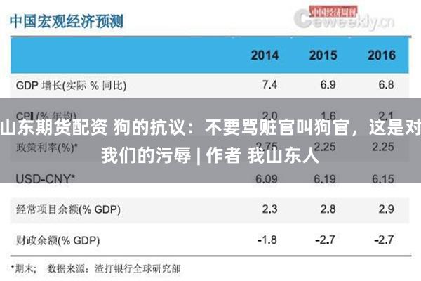 山东期货配资 狗的抗议：不要骂赃官叫狗官，这是对我们的污辱 | 作者 我山东人