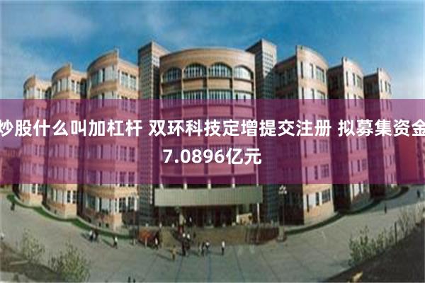 炒股什么叫加杠杆 双环科技定增提交注册 拟募集资金7.0896亿元