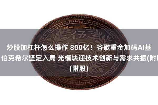 炒股加杠杆怎么操作 800亿！谷歌重金加码AI基建 伯克希尔坚定入局 光模块迎技术创新与需求共振(附股)
