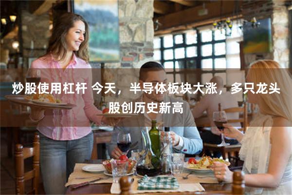 炒股使用杠杆 今天，半导体板块大涨，多只龙头股创历史新高