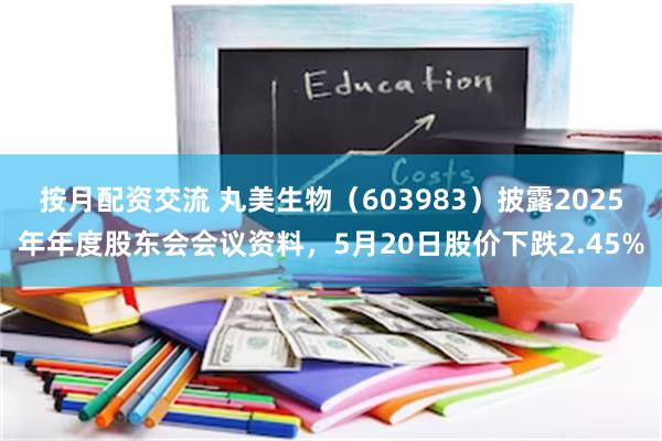 按月配资交流 丸美生物（603983）披露2025年年度股东会会议资料，5月20日股价下跌2.45%