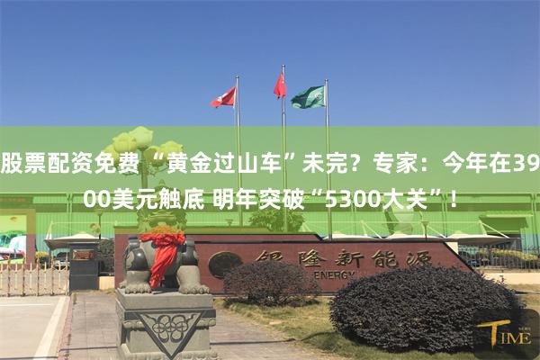 股票配资免费 “黄金过山车”未完？专家：今年在3900美元触底 明年突破“5300大关”！