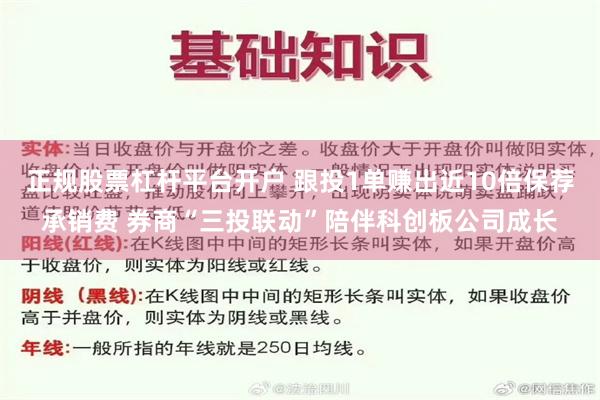 正规股票杠杆平台开户 跟投1单赚出近10倍保荐承销费 券商“三投联动”陪伴科创板公司成长