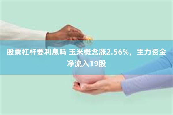 股票杠杆要利息吗 玉米概念涨2.56%,主力资金净流入19股