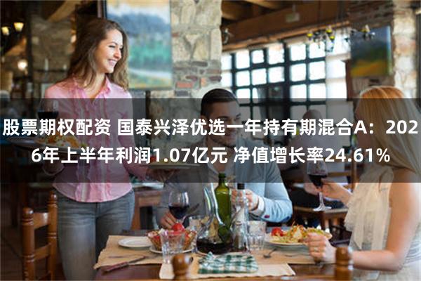 股票期权配资 国泰兴泽优选一年持有期混合A：2026年上半年利润1.07亿元 净值增长率24.61%